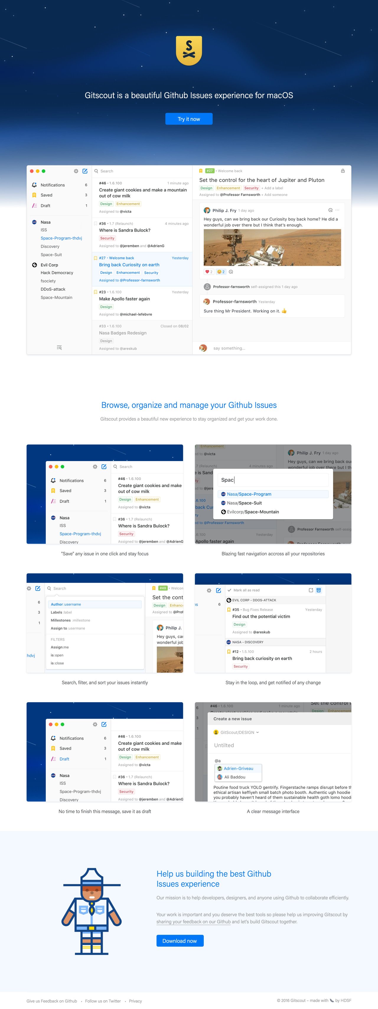 Gitscout Website Screenshot