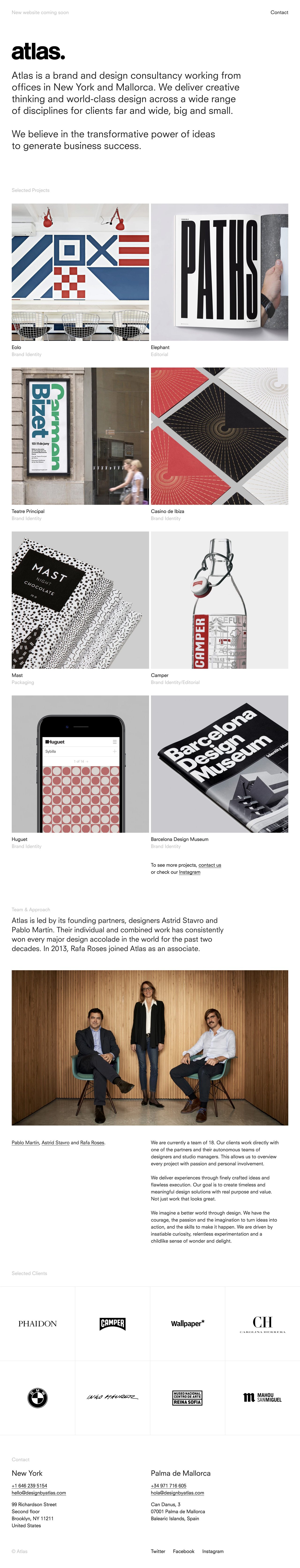 Atlas Website Screenshot