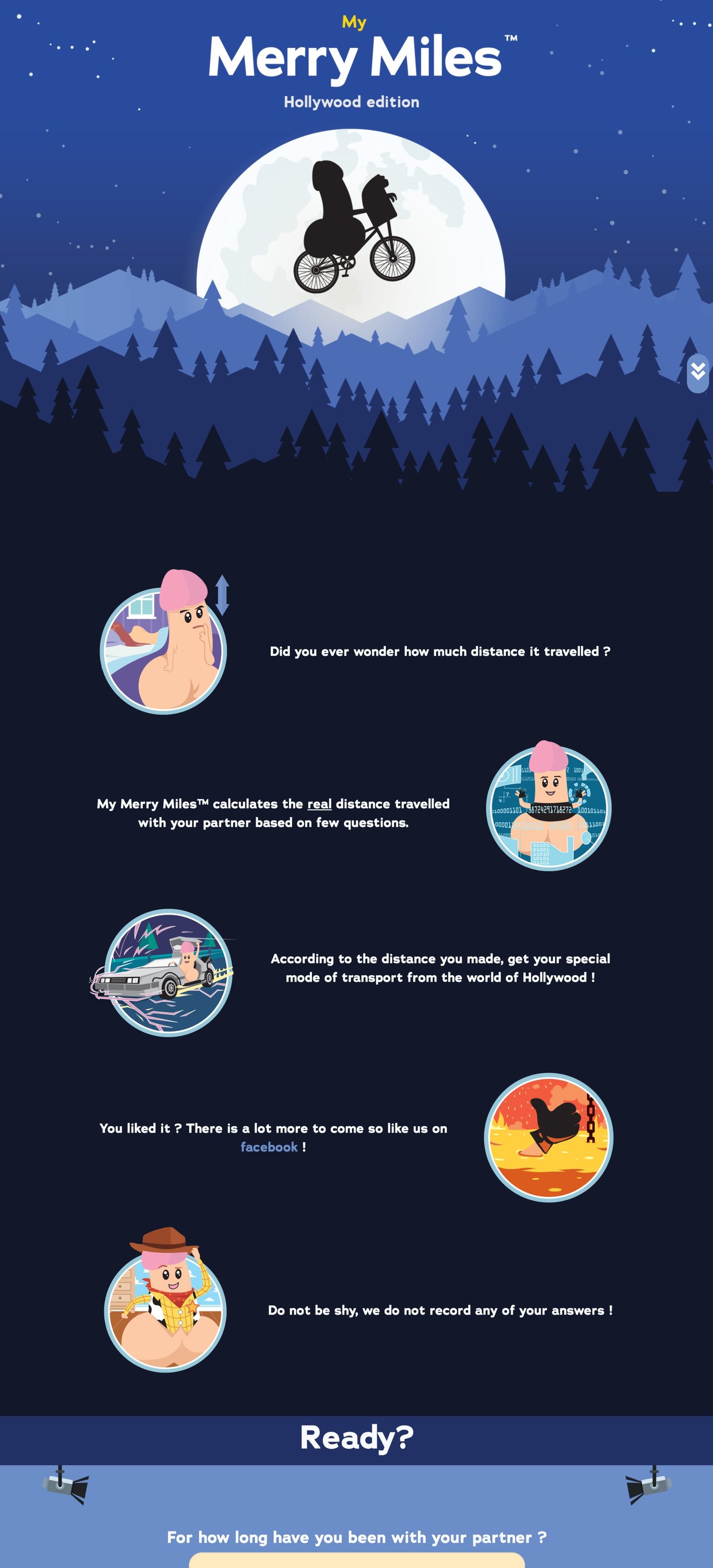 My Merry Miles – Hollywood Edition Website Screenshot