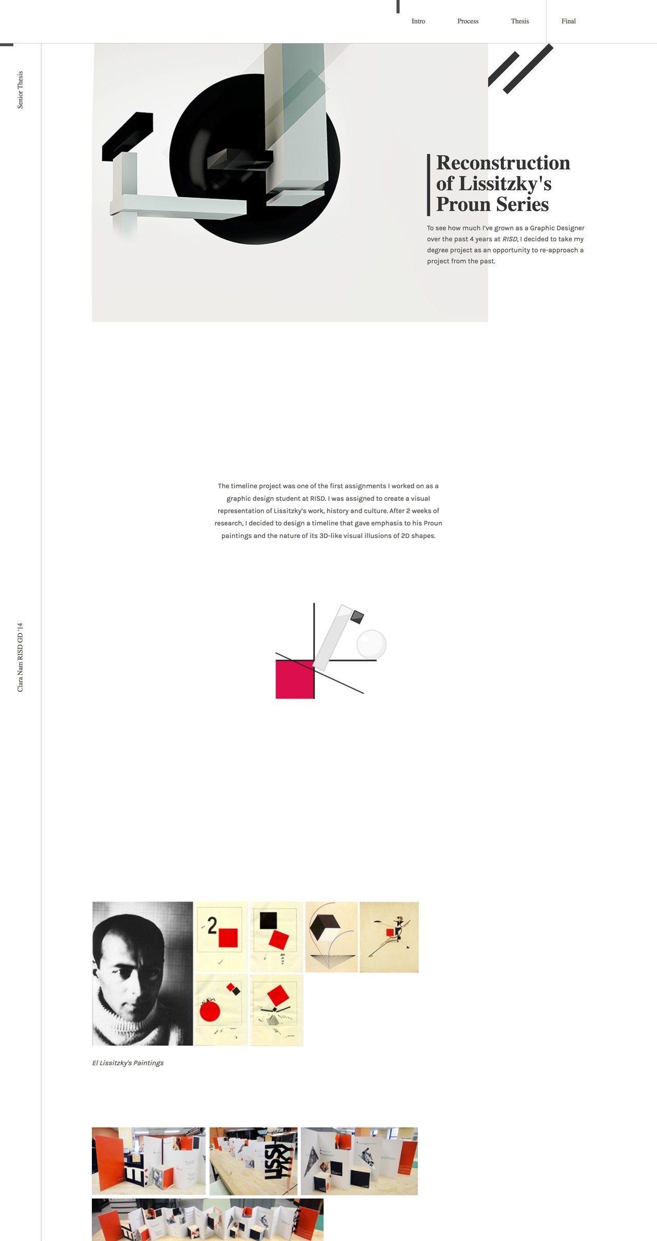 The Proun Series Website Screenshot