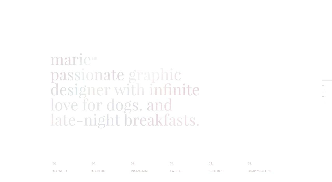 Marie-Michelle Dupuis Website Screenshot