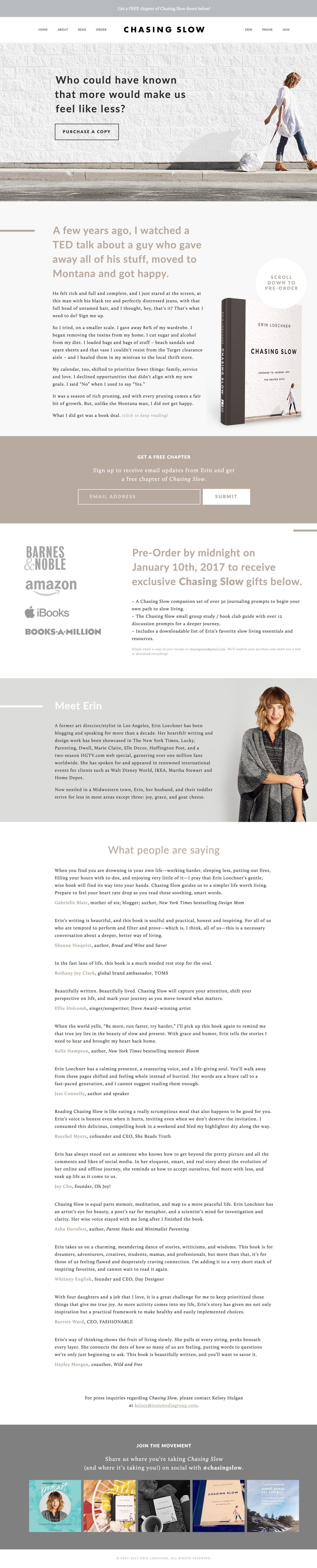 Chasing Slow Website Screenshot