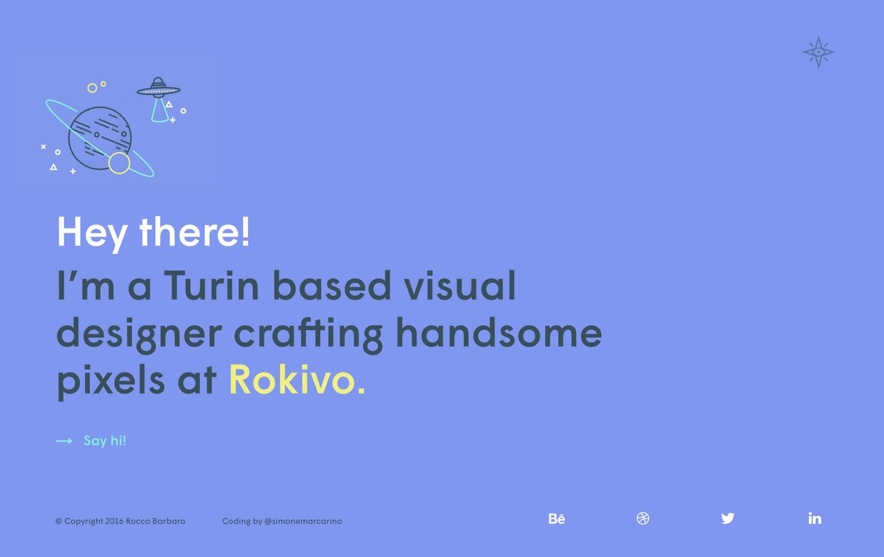 Rocco Barbaro Website Screenshot