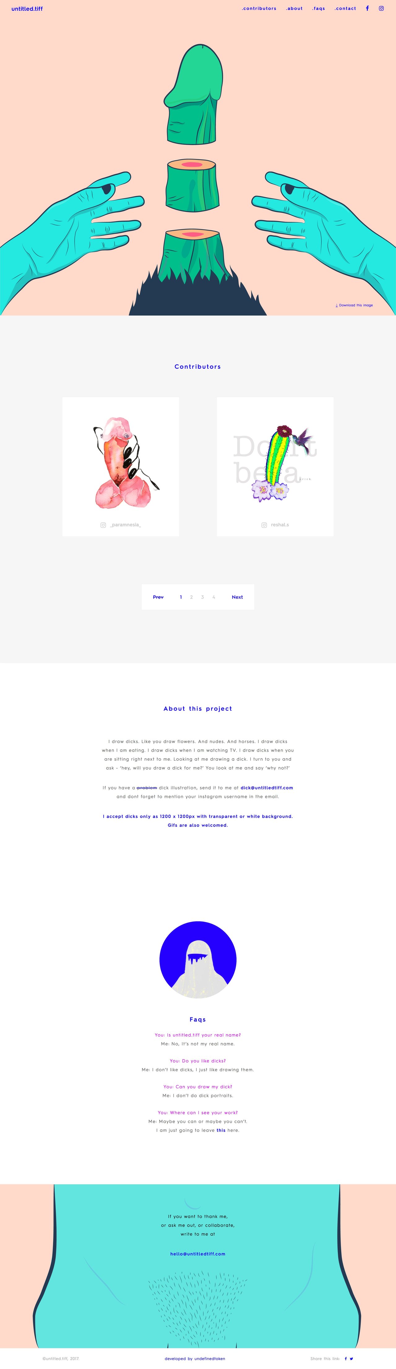 untitled.tiff Website Screenshot