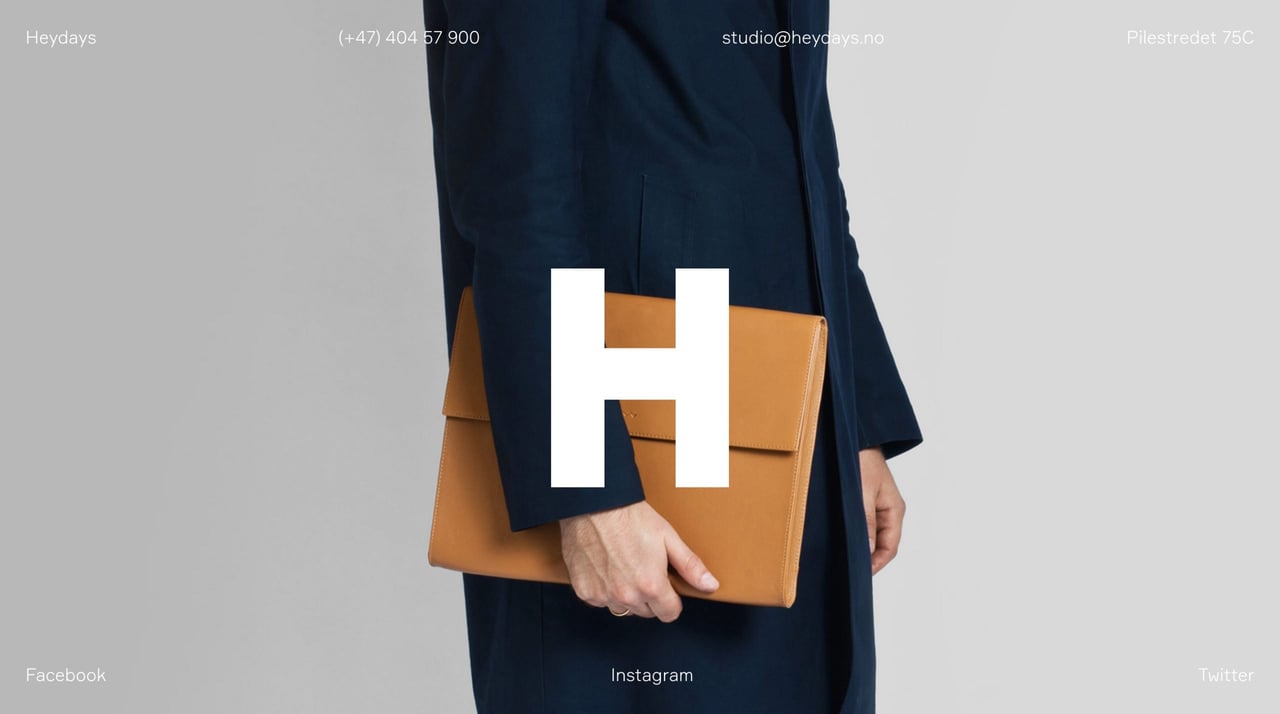 Heydays Website Screenshot