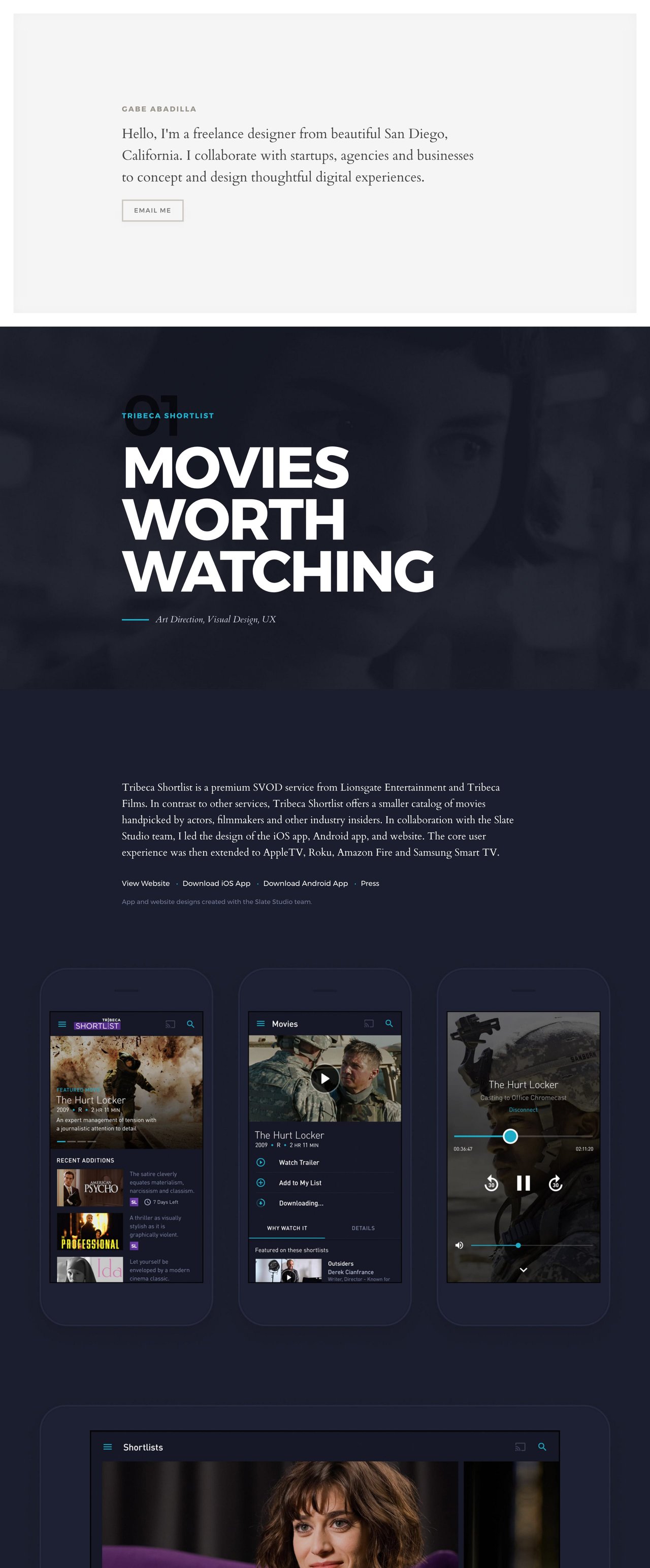 Gabe Abadilla Website Screenshot