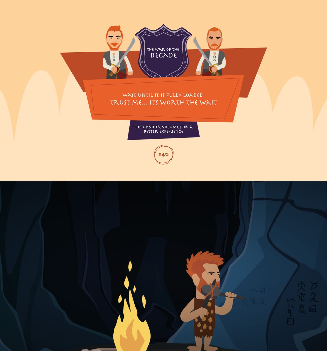 The War of the Decade Website Screenshot