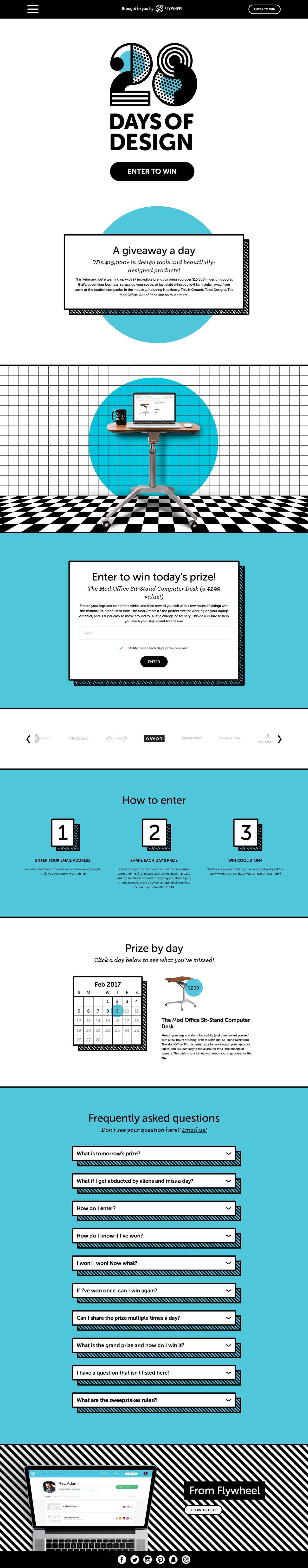 28 Days of Design Website Screenshot