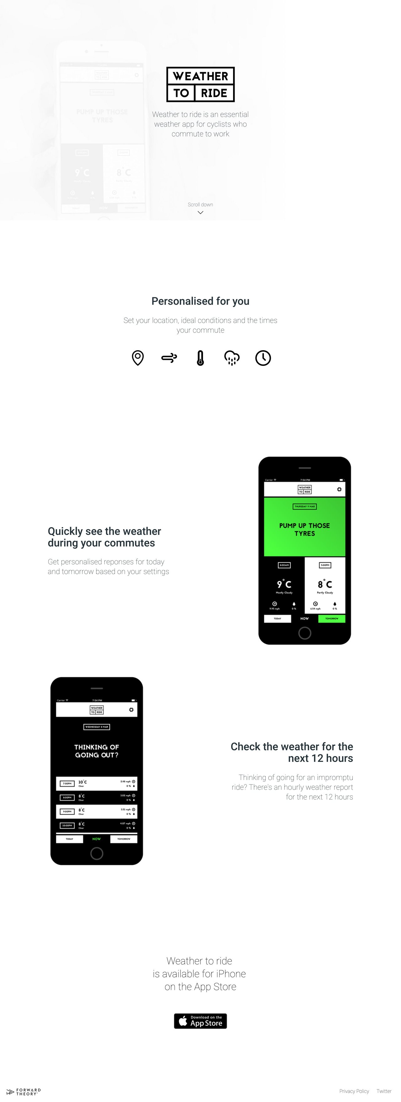 Weather to ride Website Screenshot