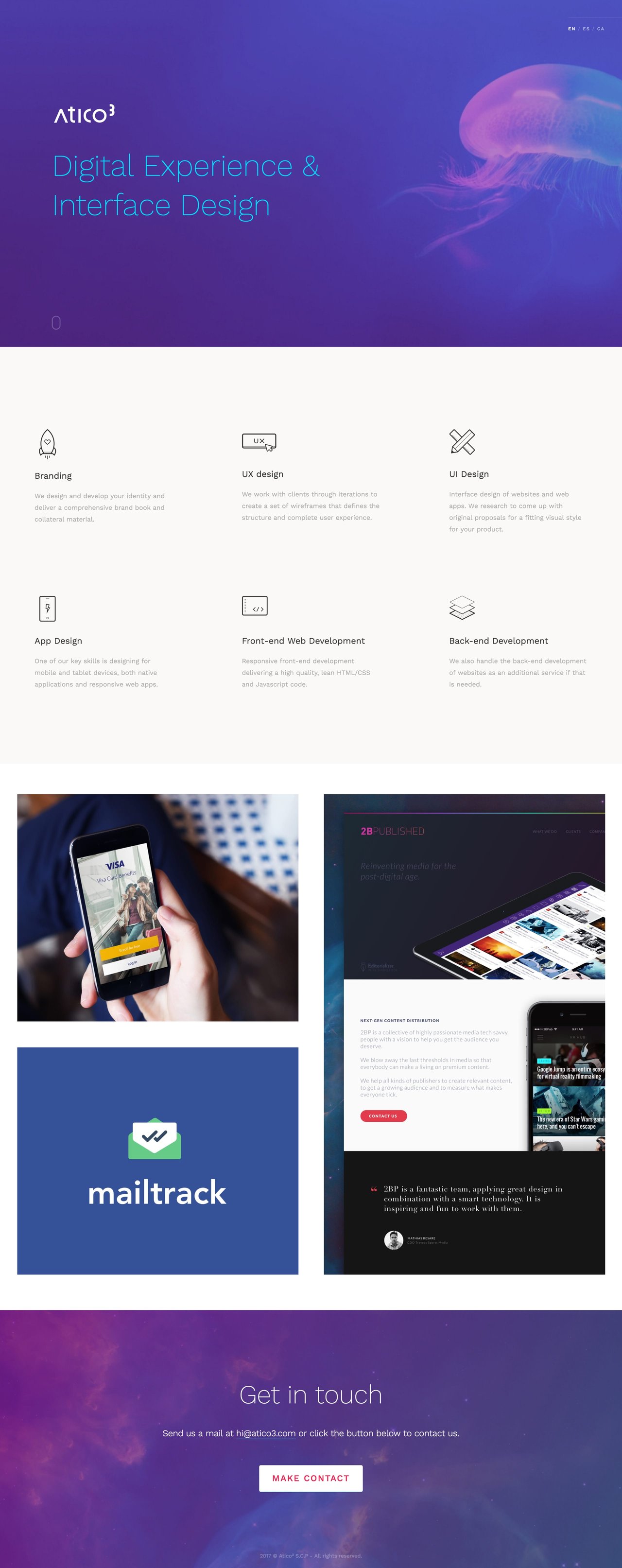 Atico3 Website Screenshot