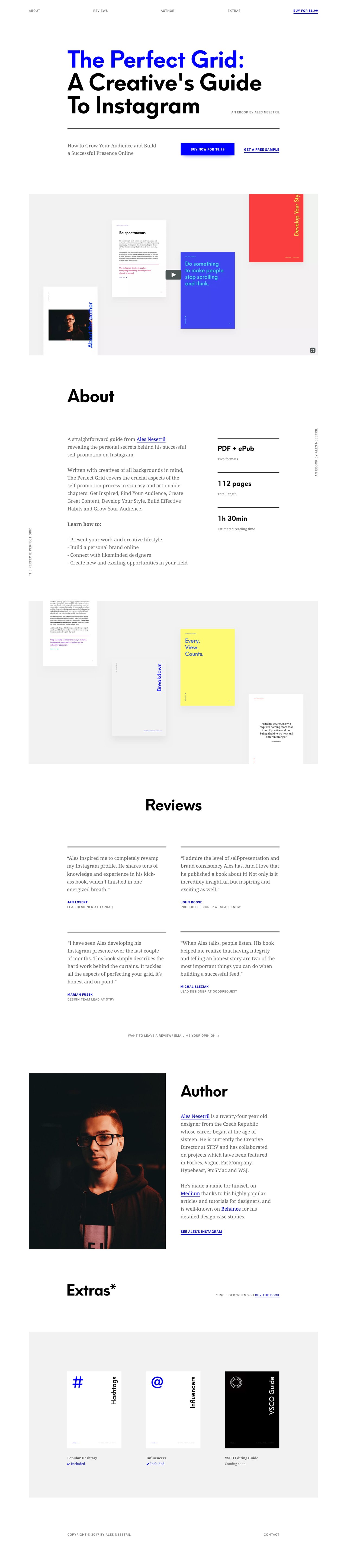 The Perfect Grid Website Screenshot