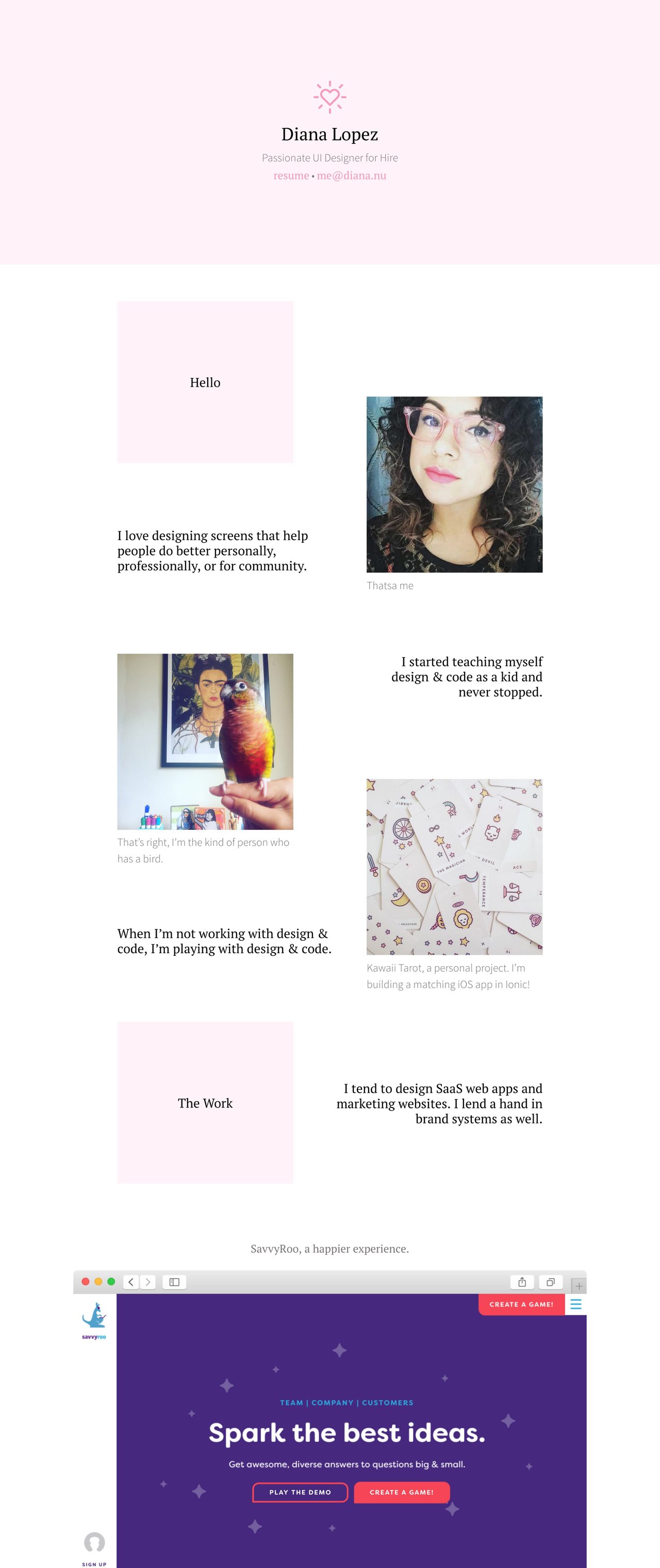 Diana.nu Website Screenshot