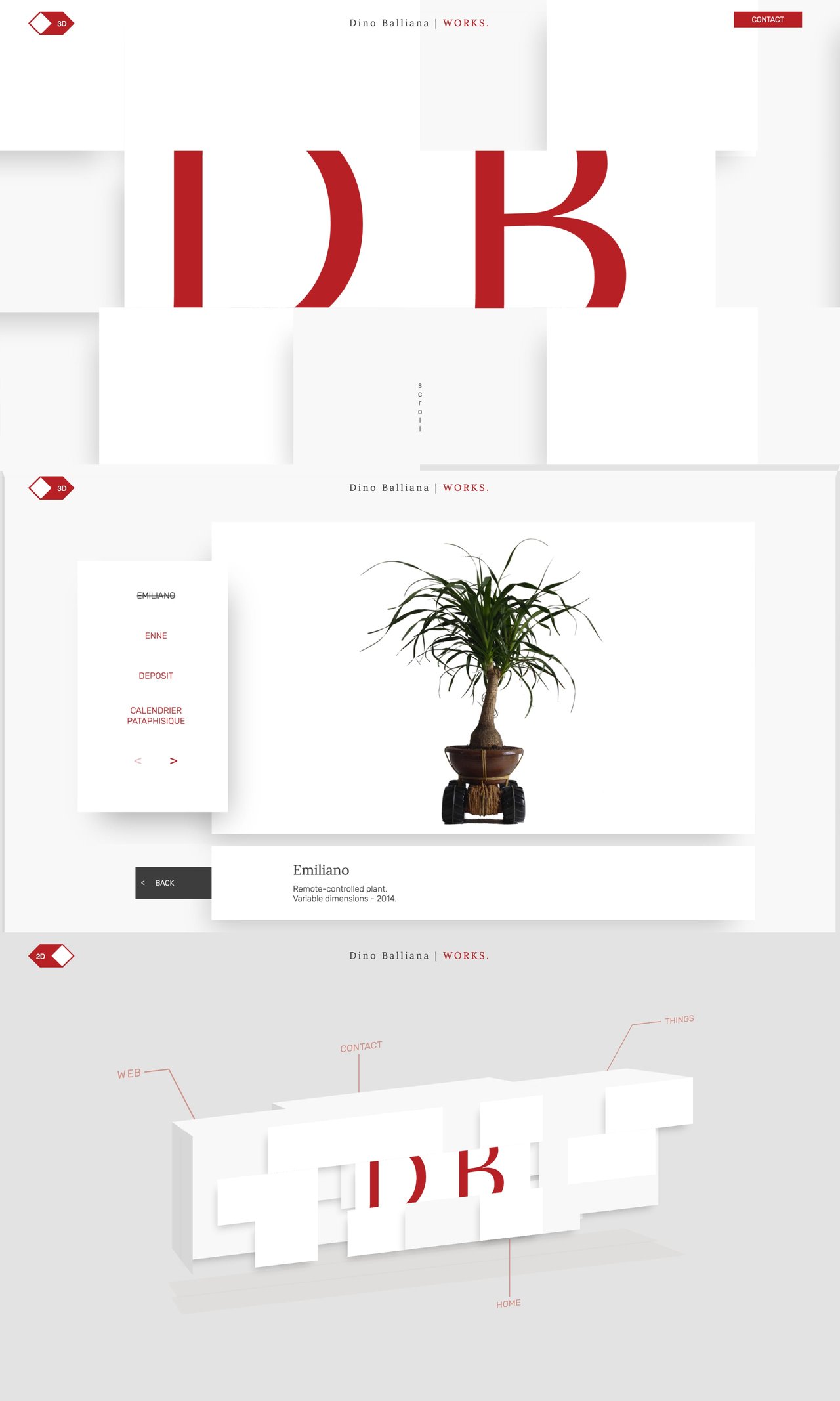 Dino Balliana Website Screenshot