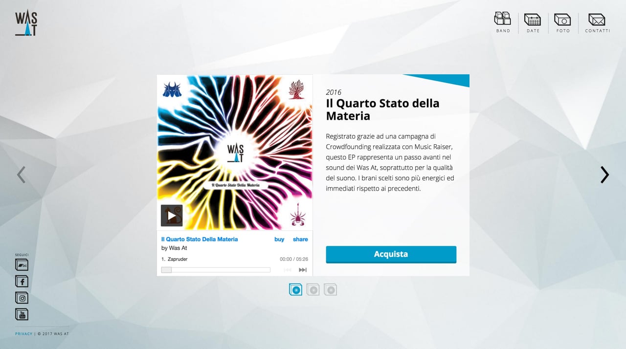 Was At Website Screenshot