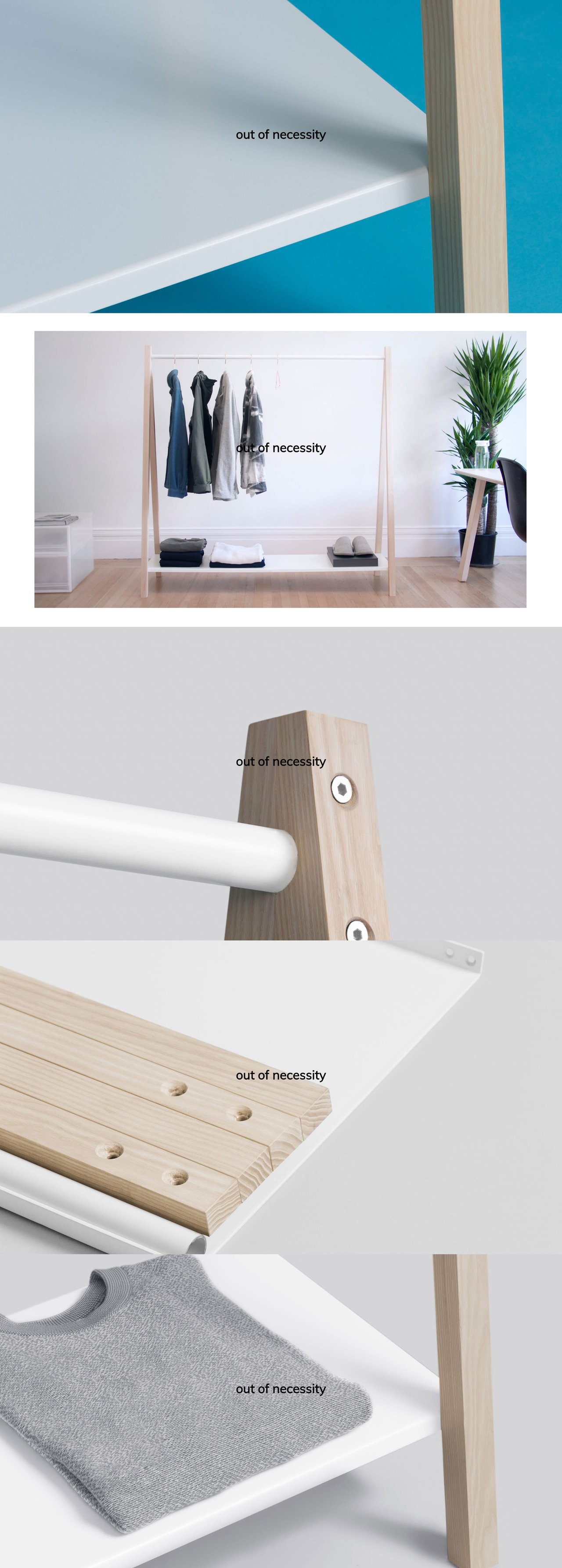 out of necessity Website Screenshot