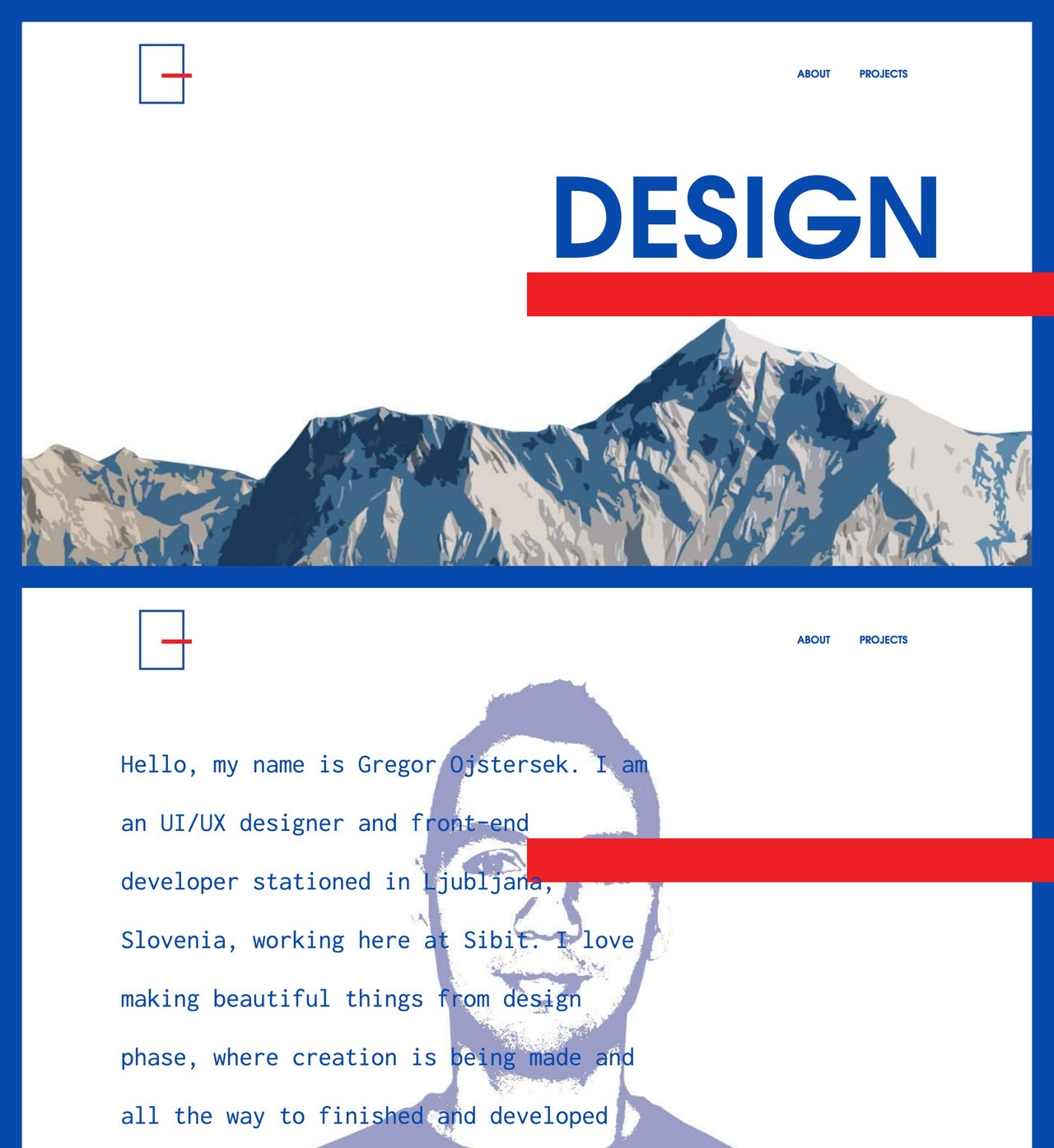 Gregor Ojstersek Website Screenshot