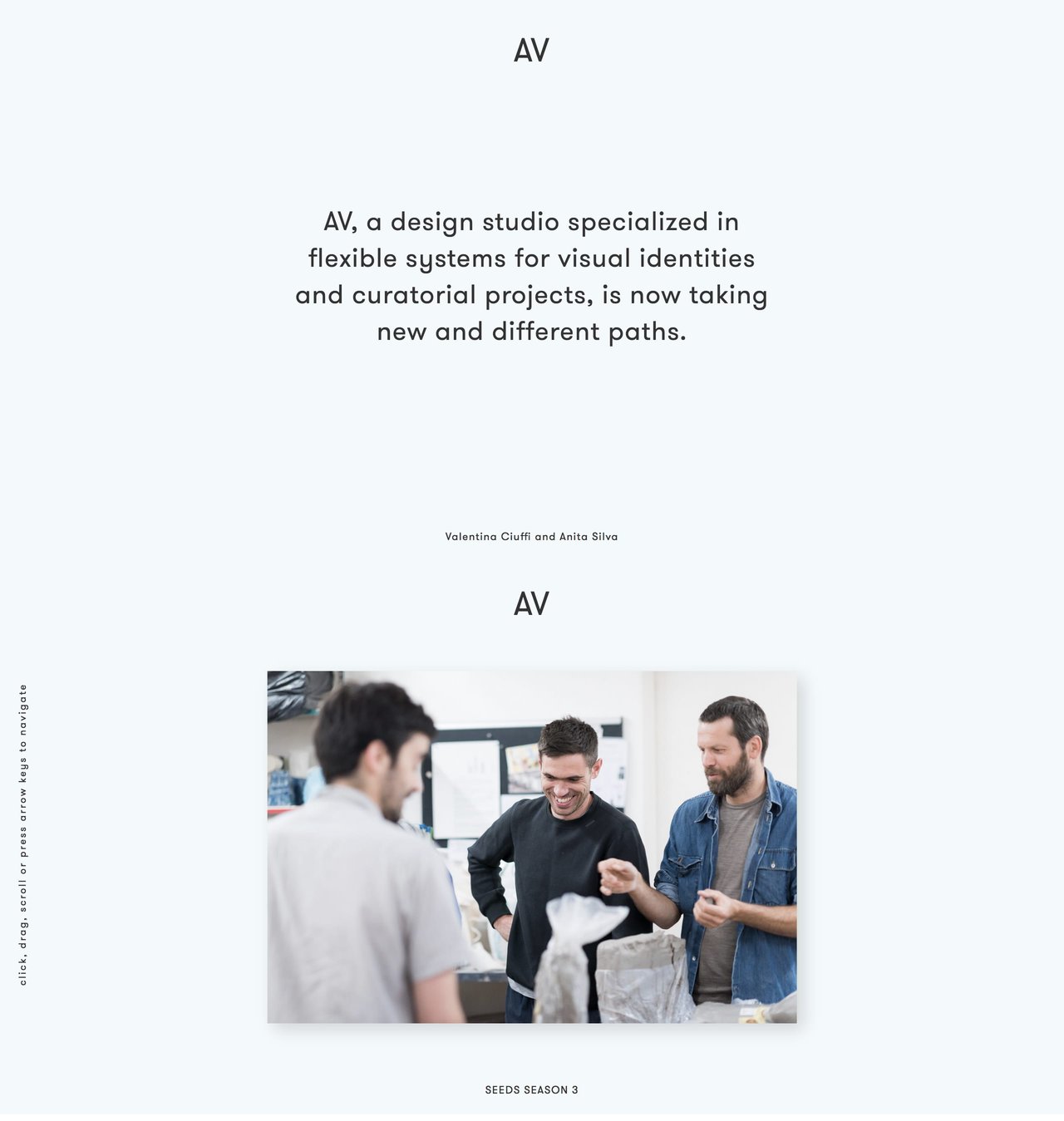 Actant Visuelle Website Screenshot