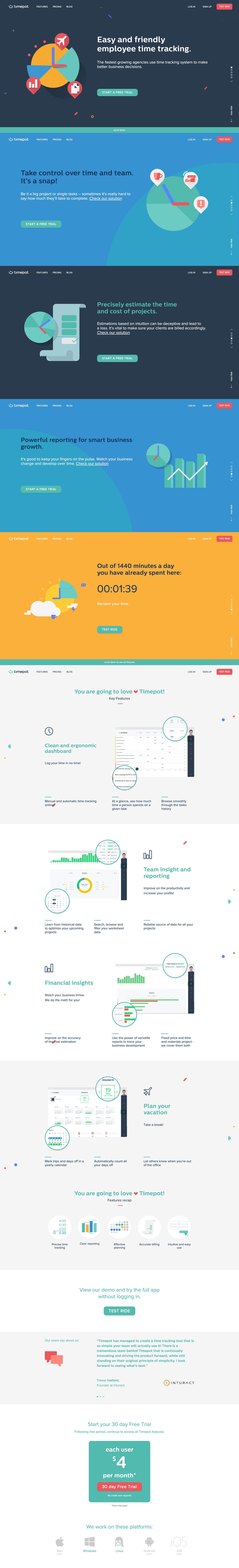 Timepot Website Screenshot