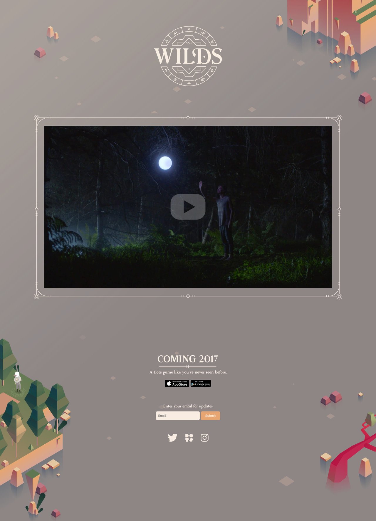 Wilds Website Screenshot