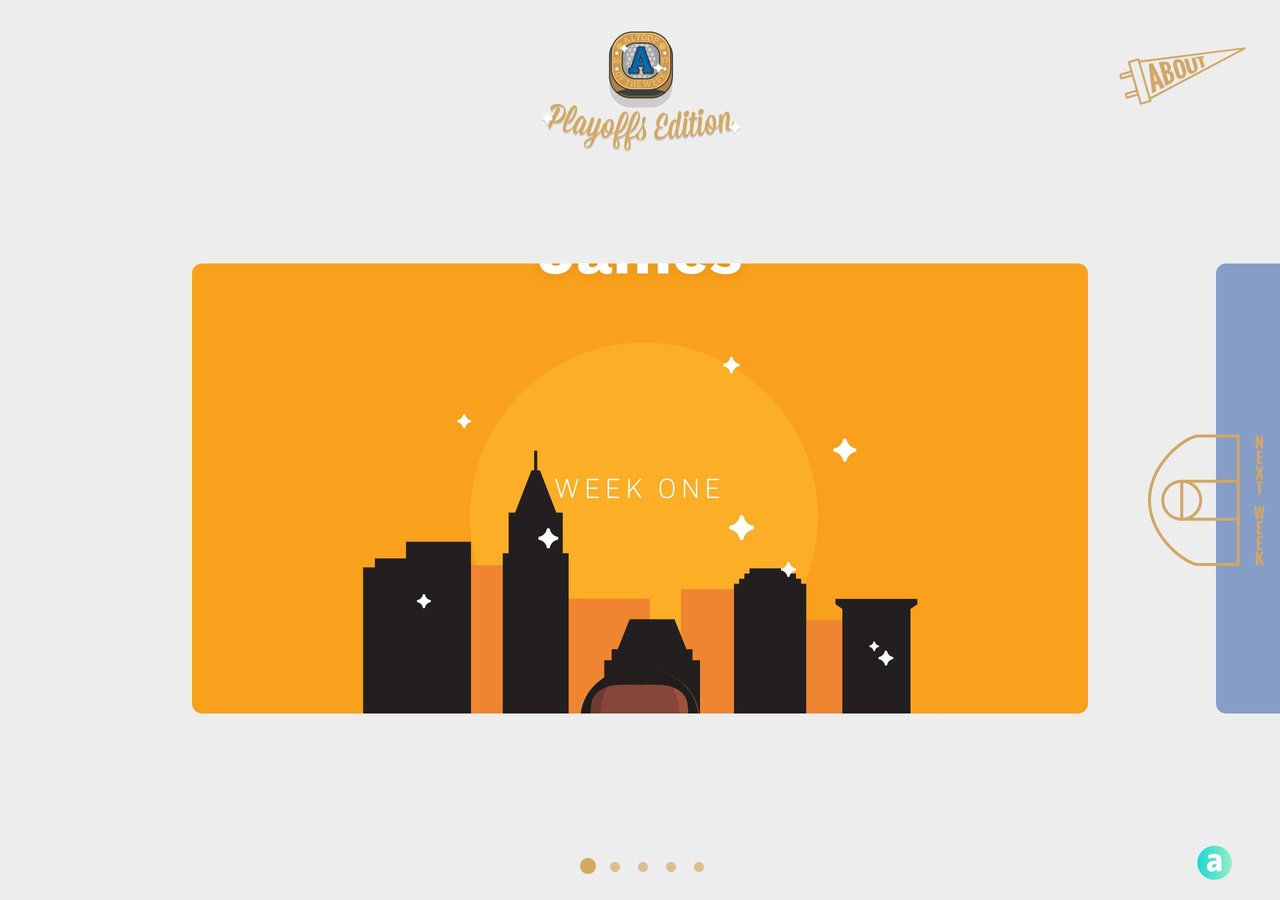 Alyoop of the Week – Playoffs Edition Website Screenshot