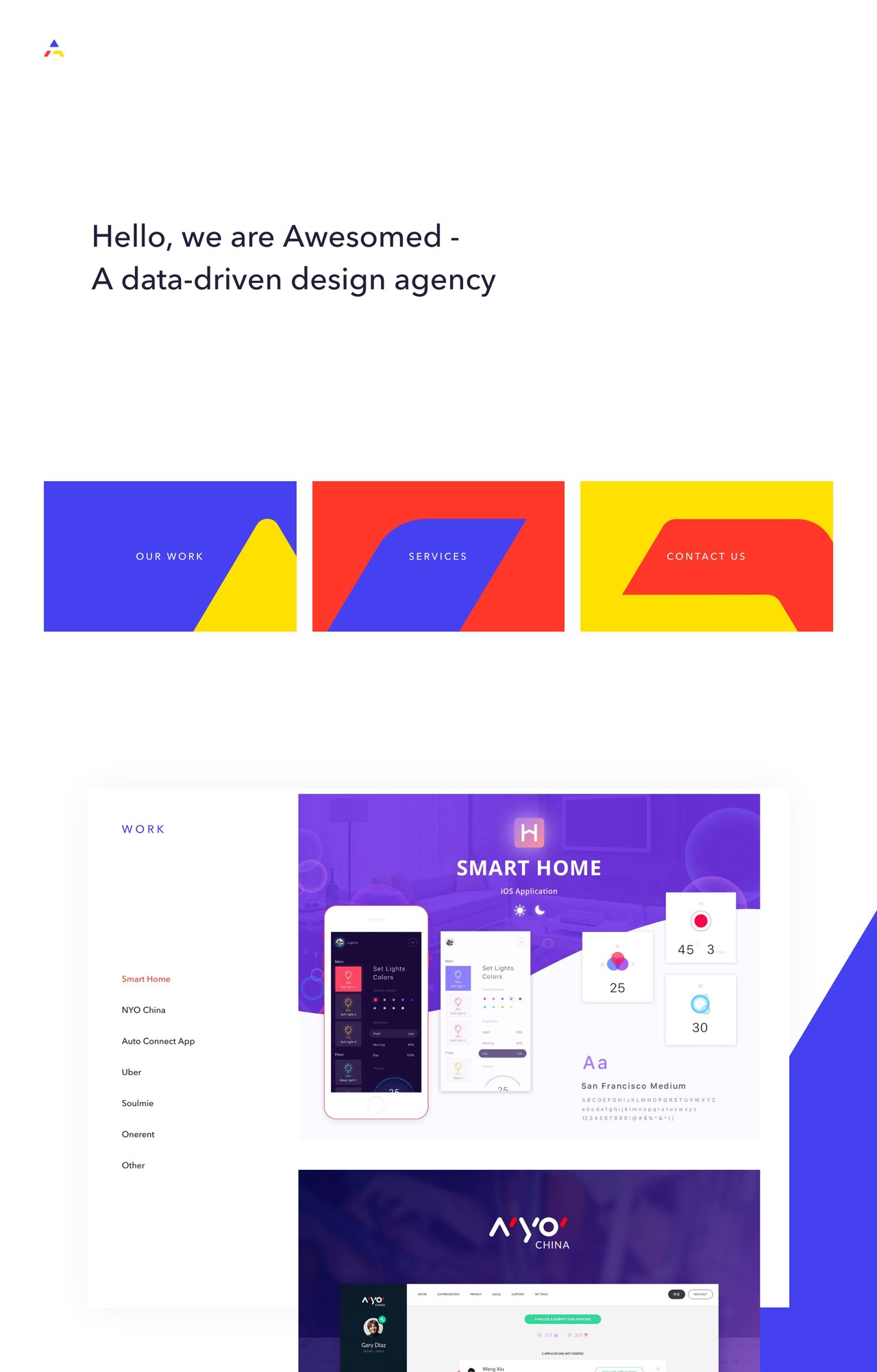 Awesomed Website Screenshot