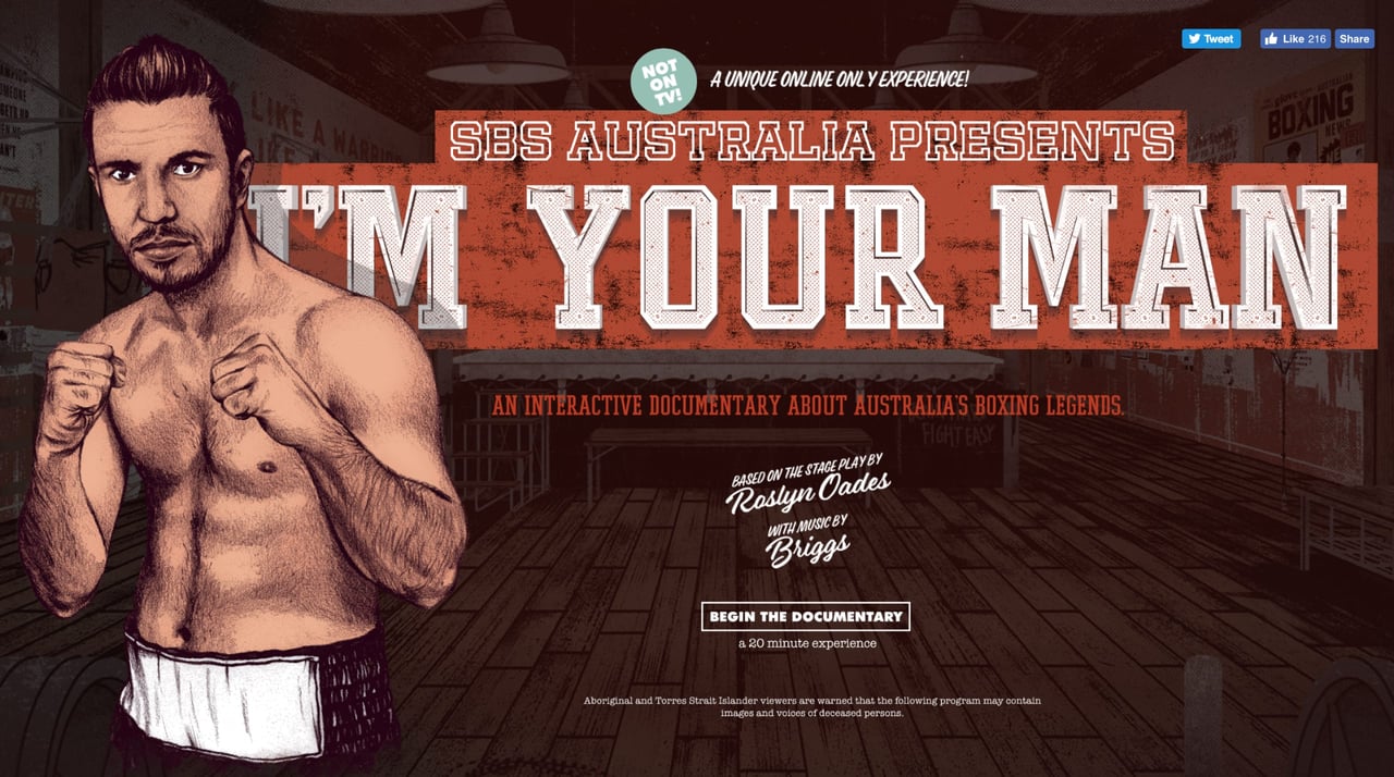 I’m Your Man Website Screenshot