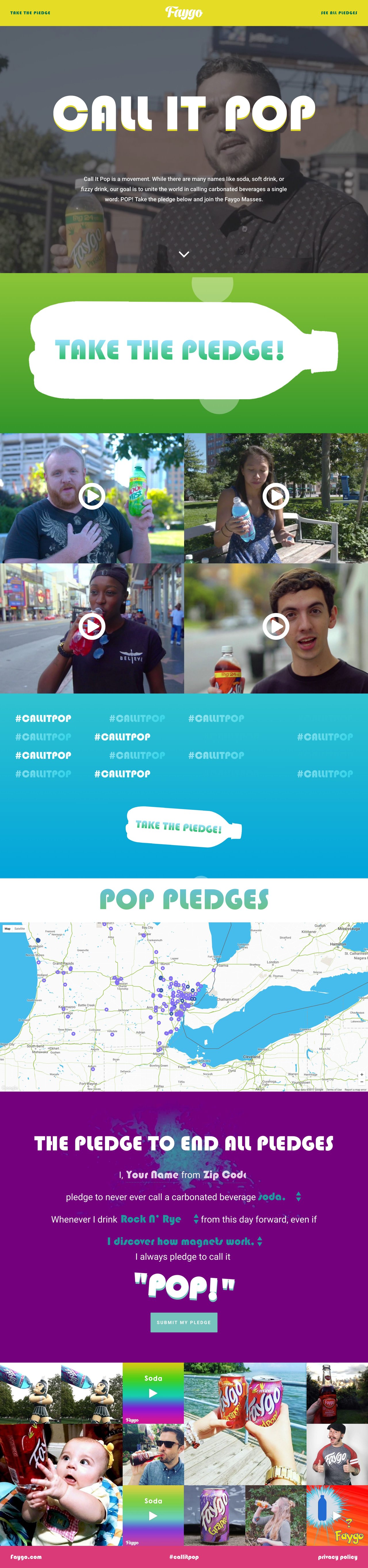 Faygo – Call It Pop Website Screenshot