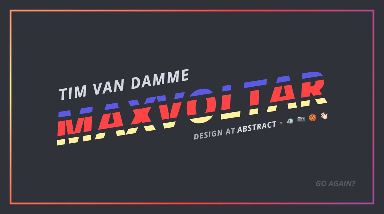 Tim Van Damme Website Screenshot