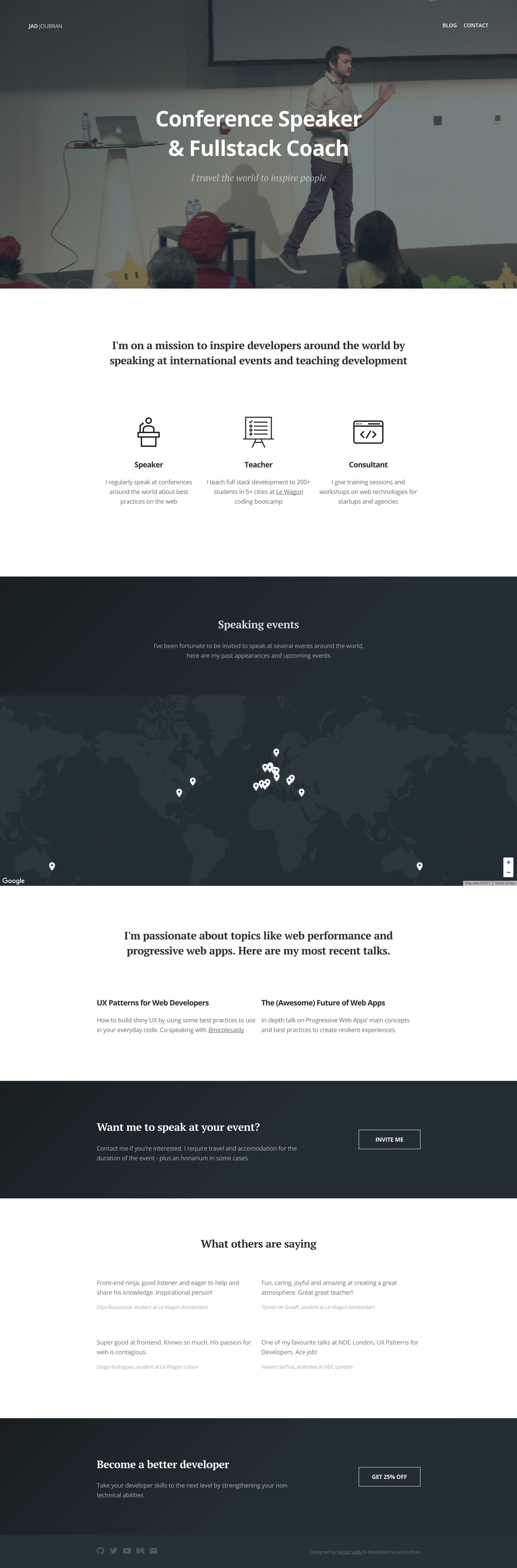 Jad Joubran Website Screenshot