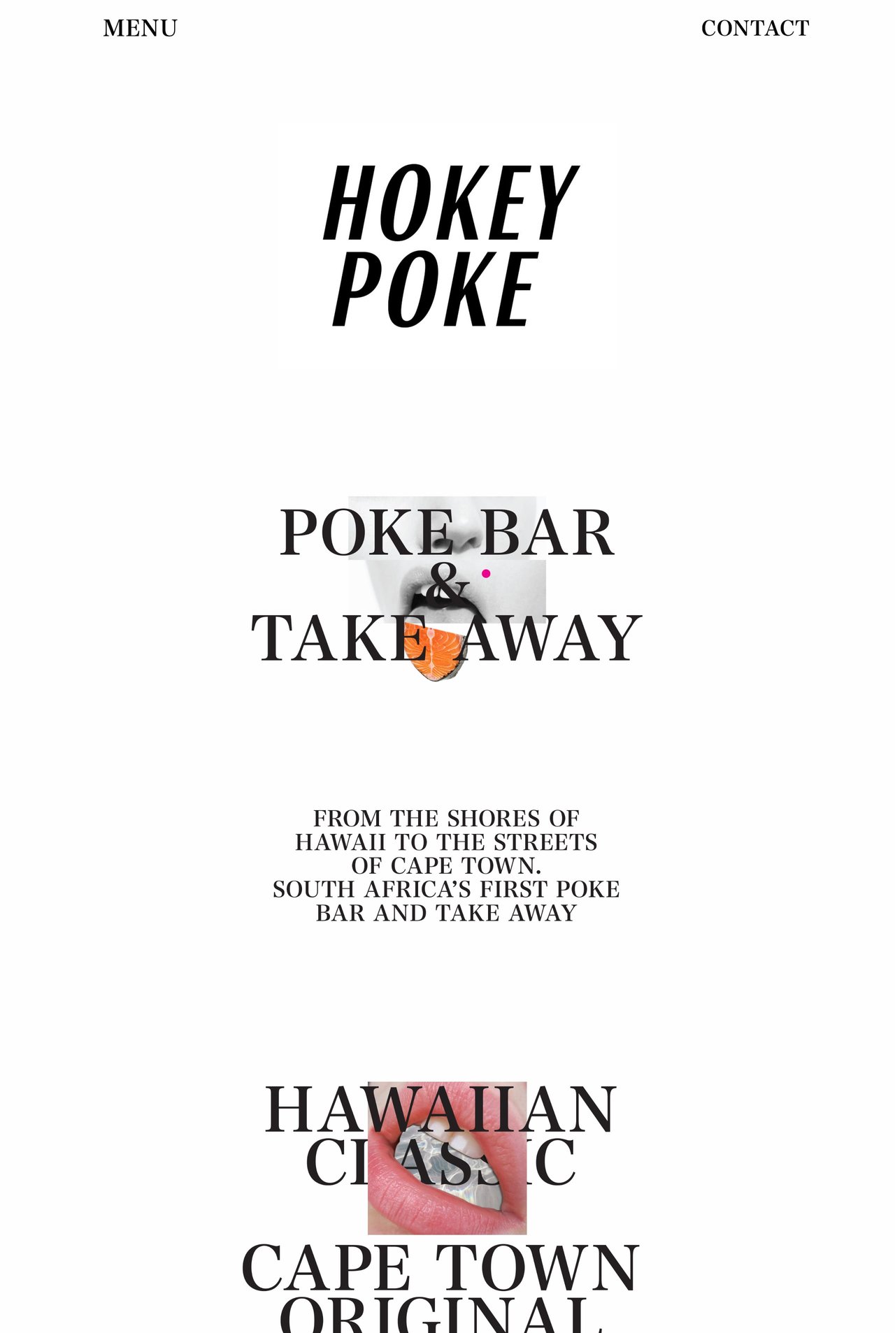 Hokey Poke Website Screenshot