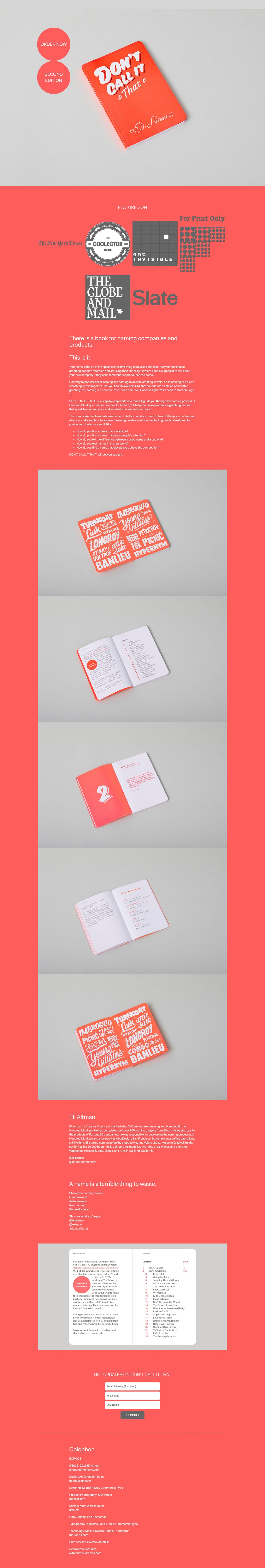 Don’t Call It That Website Screenshot