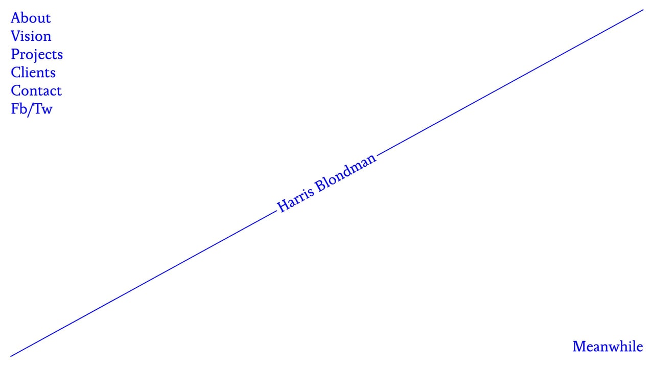 Harris Blondman Website Screenshot