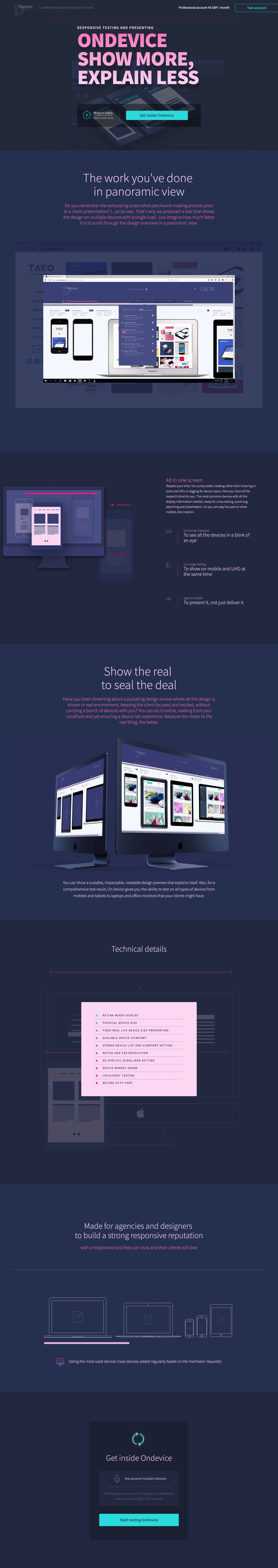 OnDevice Website Screenshot