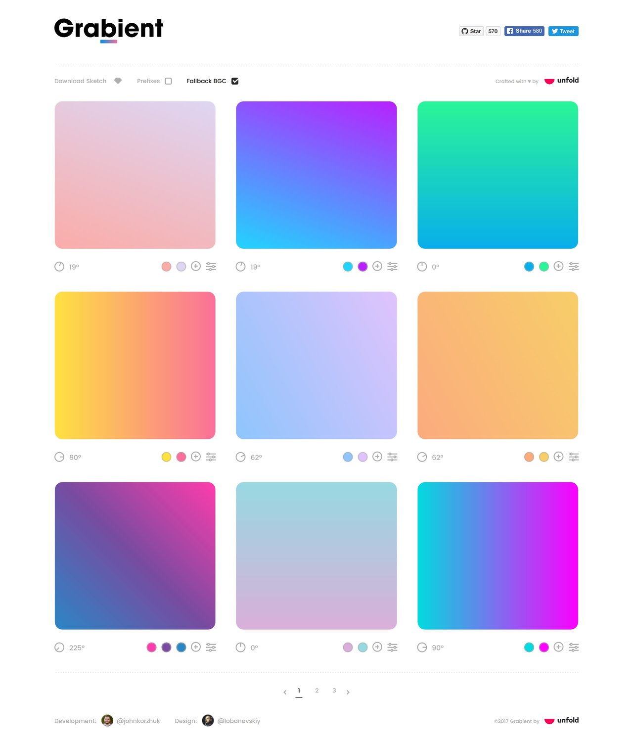 Grabient Website Screenshot