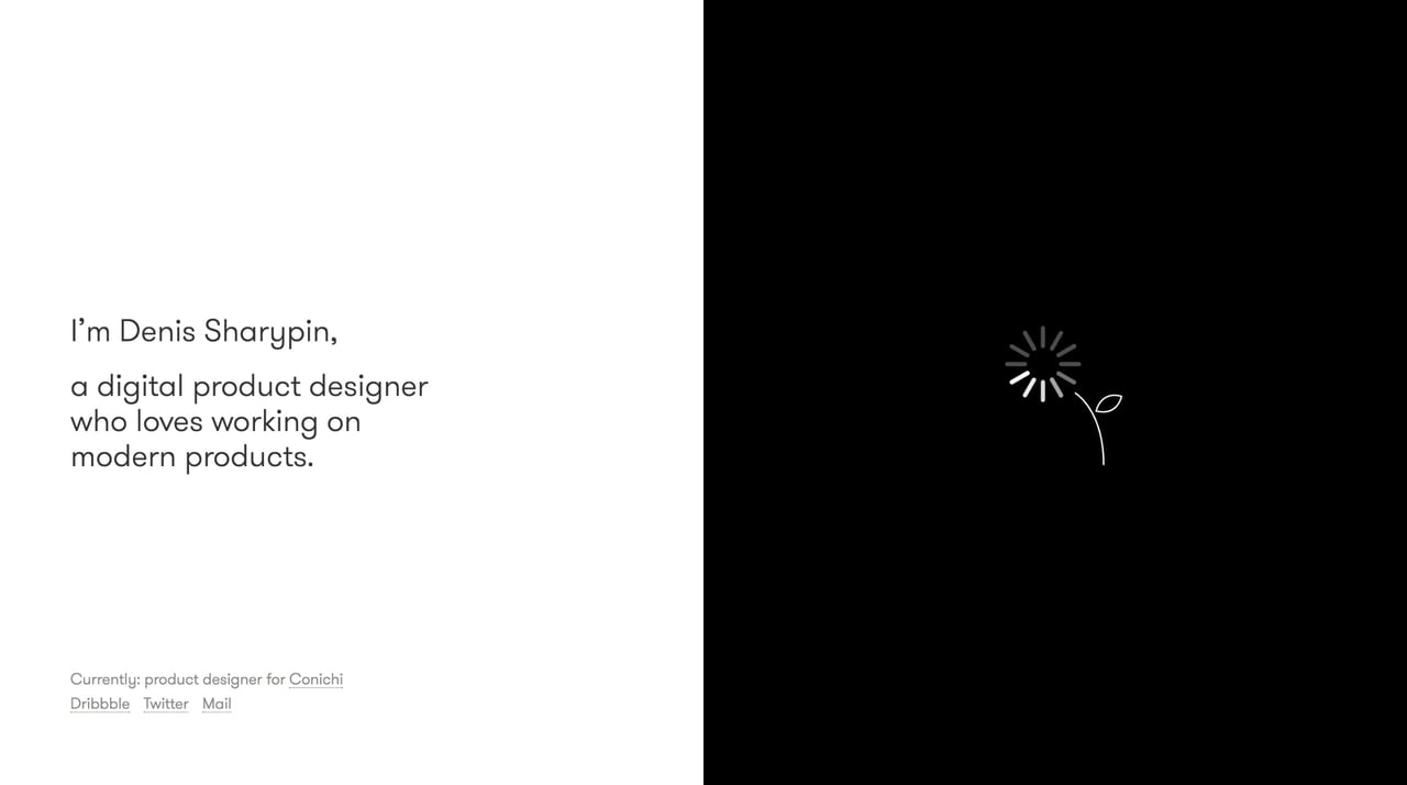 Denis Sharypin Website Screenshot