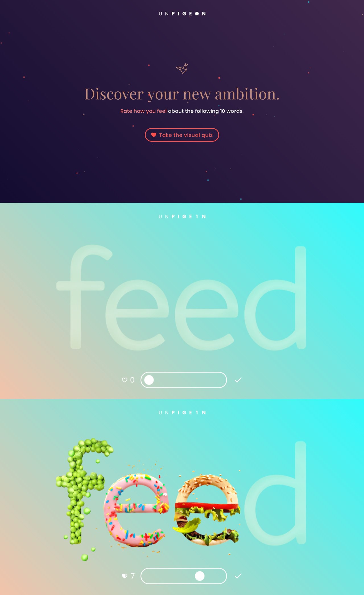 Unpigeon Website Screenshot
