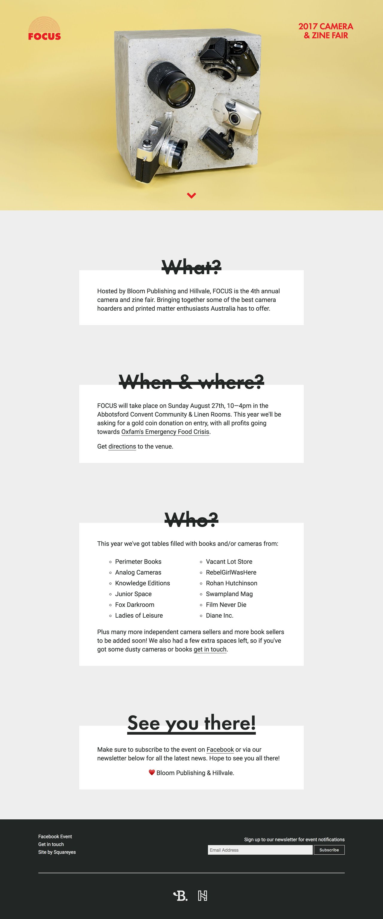 Focus Fair Website Screenshot