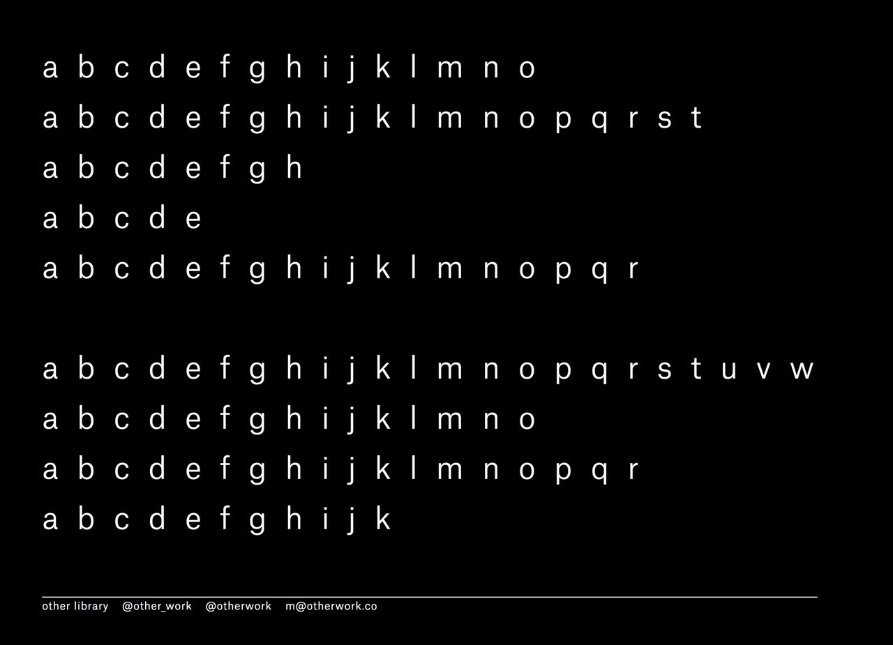 Other Work Website Screenshot