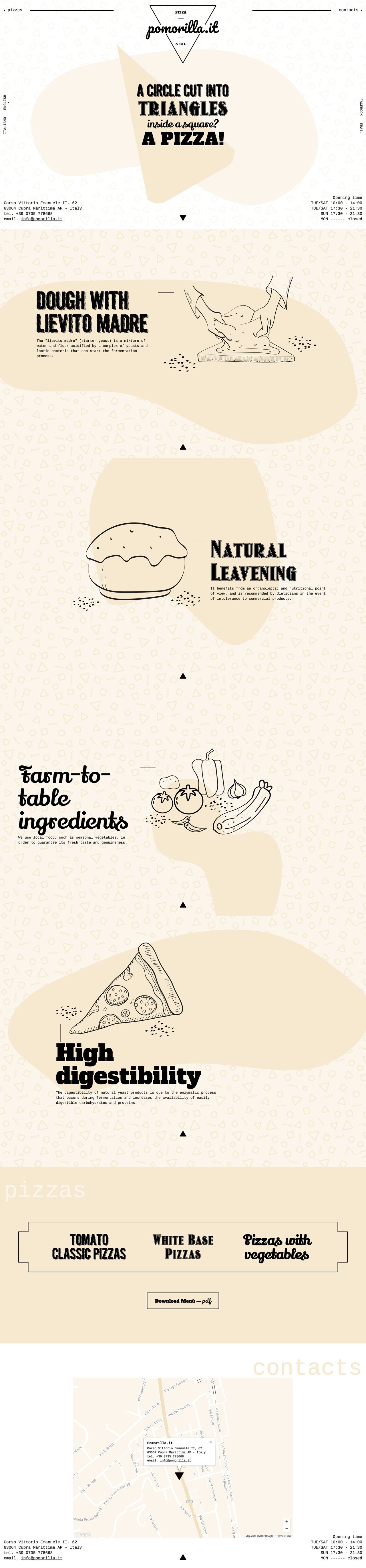 Pomorilla Website Screenshot