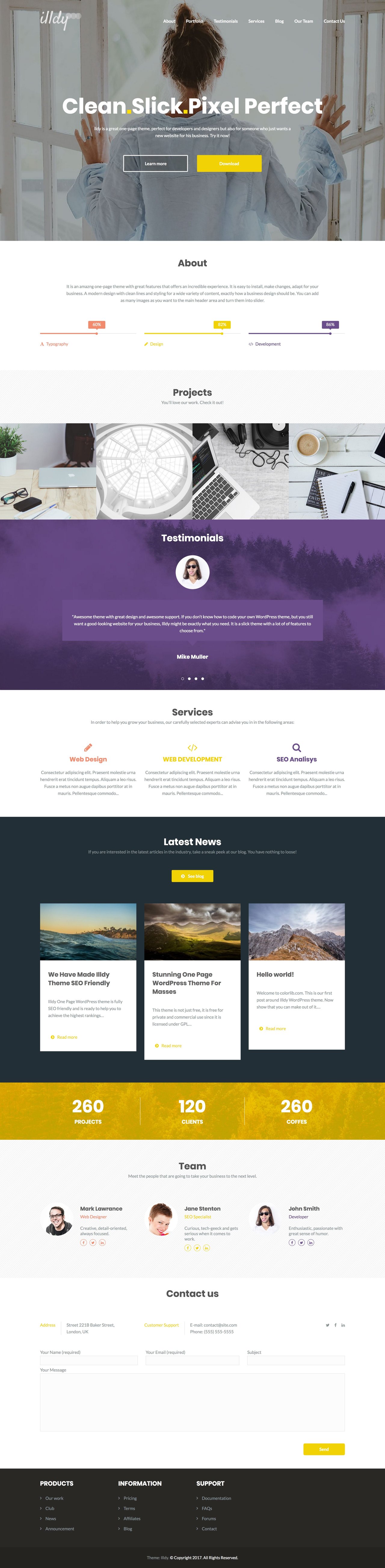 Illdy Website Screenshot