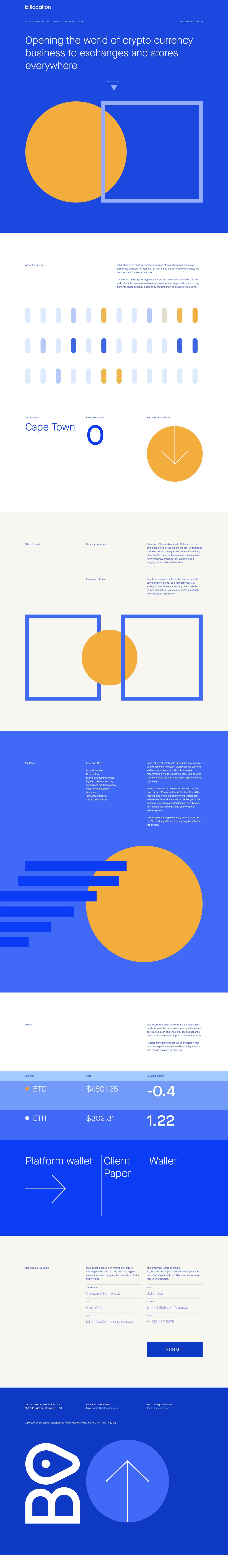 BitLocation Website Screenshot