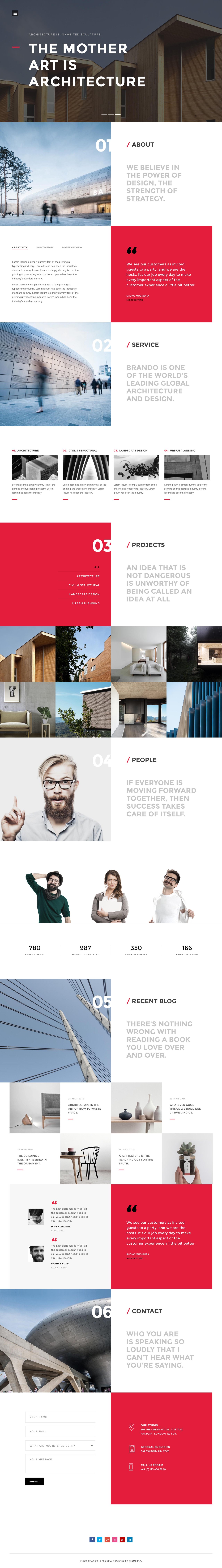 Brando Website Screenshot