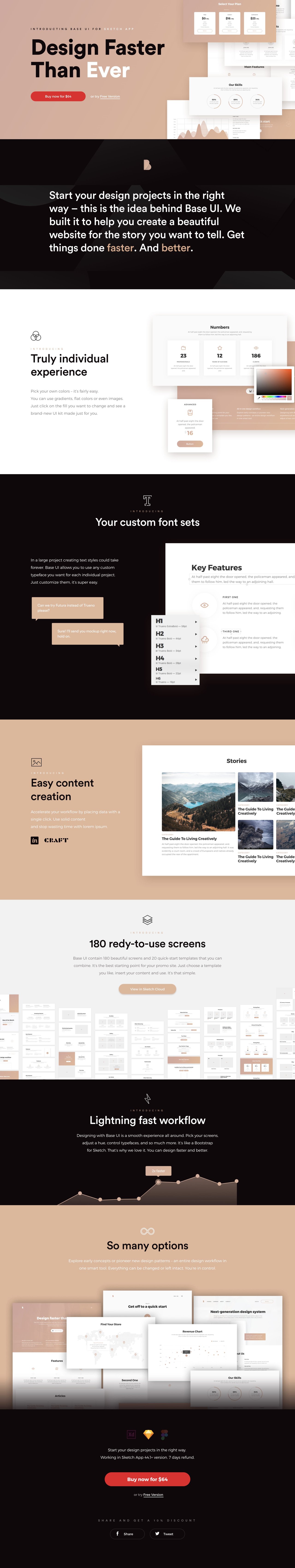 Base UI Framework Website Screenshot