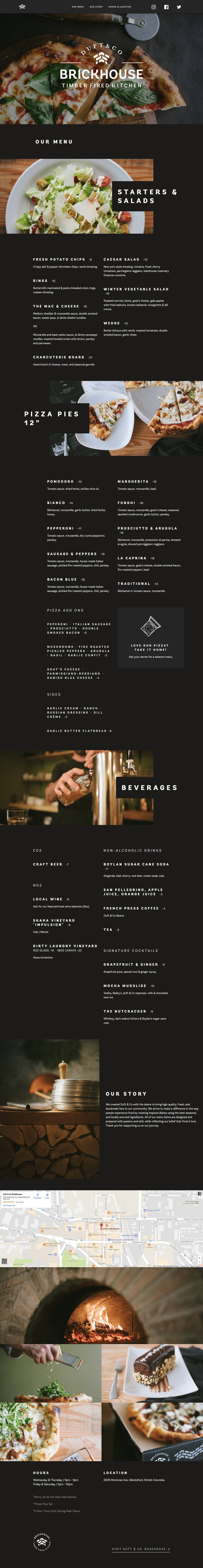 Duft & Co Brickhouse Website Screenshot