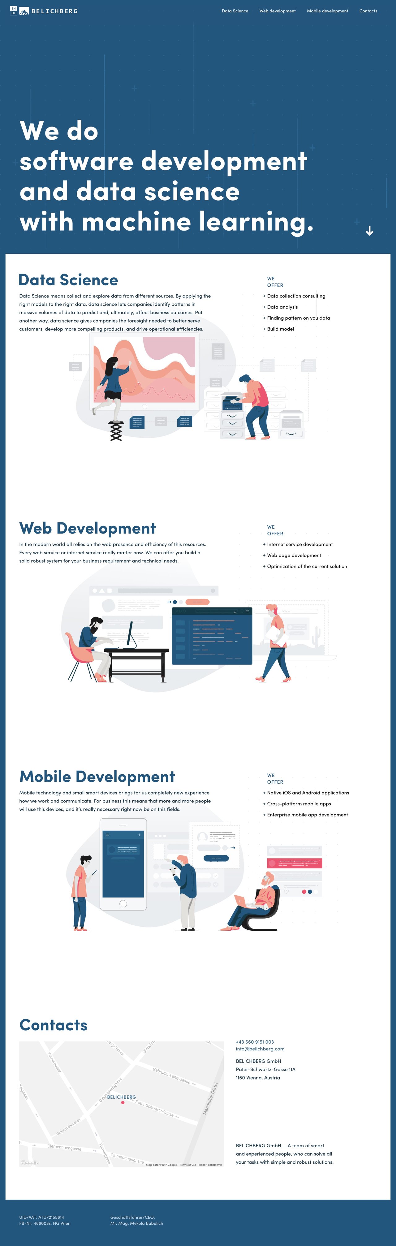 Belichberg Website Screenshot