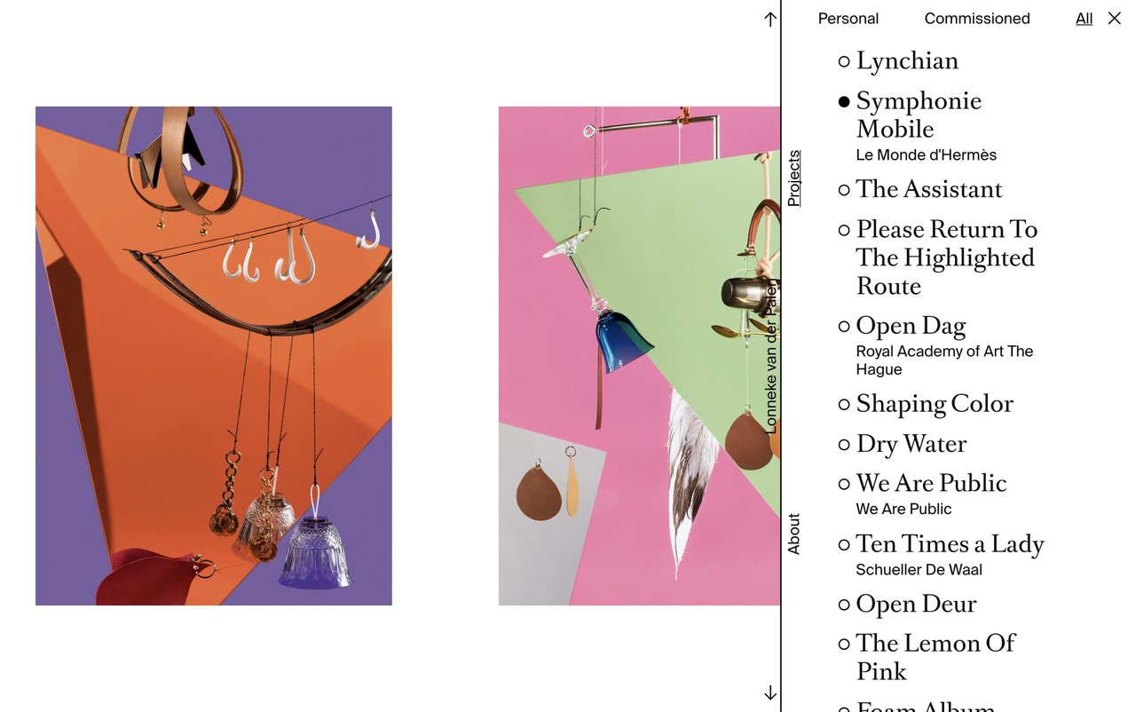 Lonneke van der Palen Website Screenshot