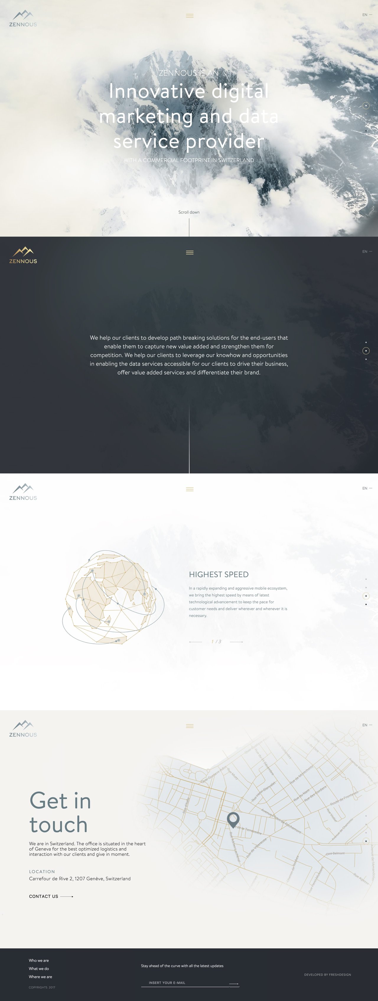 Zennous Innovation Website Screenshot
