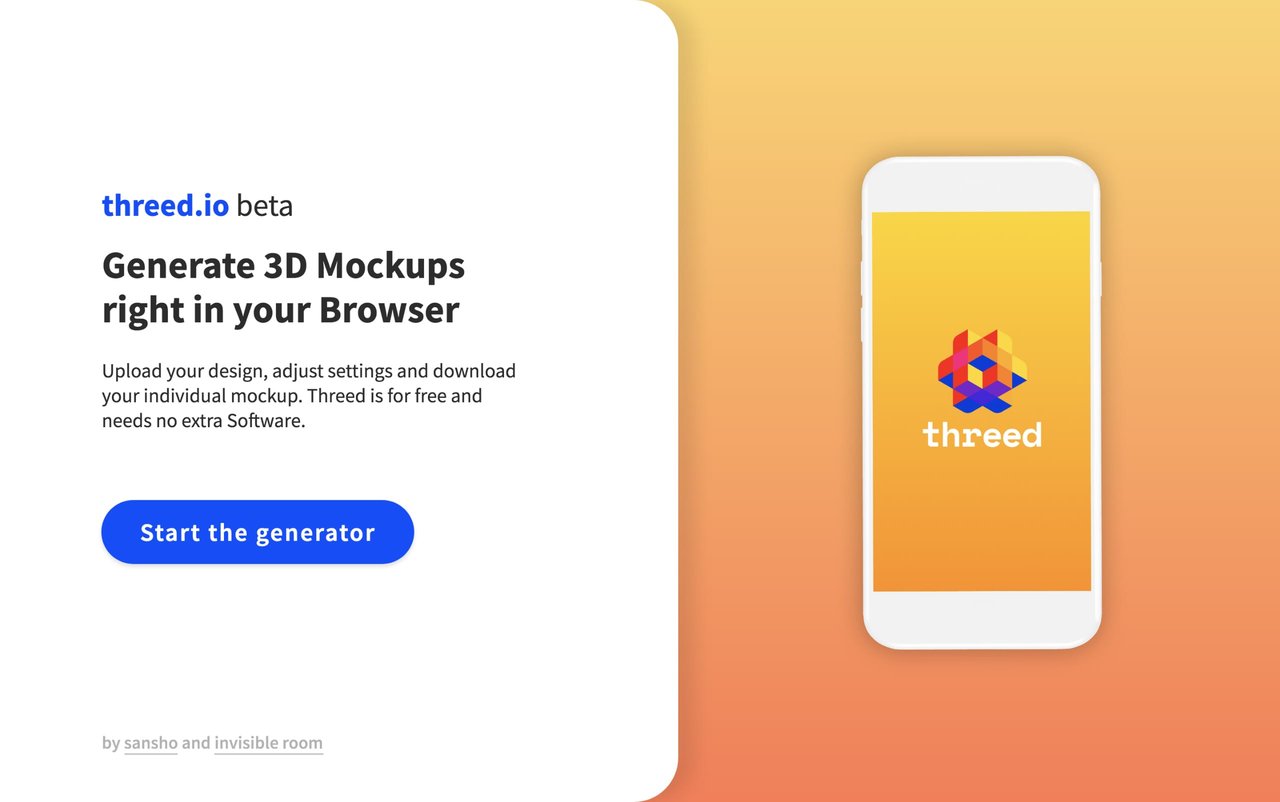 Threed Website Screenshot