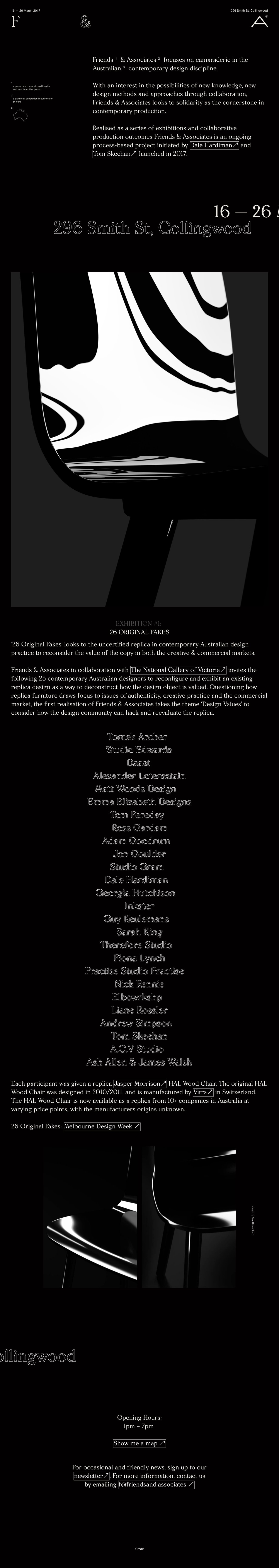 Friends & Associates Website Screenshot