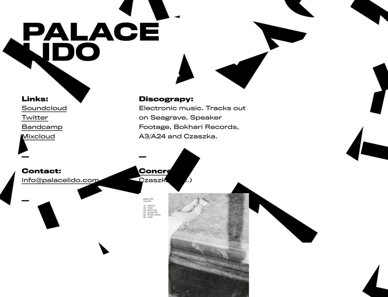 Palace Lido Website Screenshot